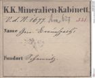 Etiketten zu Dolomit (NHMW-MIN-Am627)